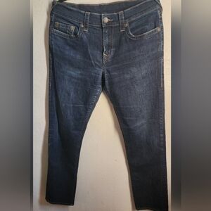 True Religion Men's Geno Slim Fit Straight Jeans, Size 33